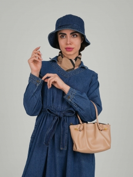 پیراهن بارانا سرمه ای آبی تیره آبی 