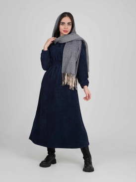 پیراهن زنانه نازیلا استخوانی سدری سرمه ای شیری قهوه ای کرم مشکی نسکافه ای 